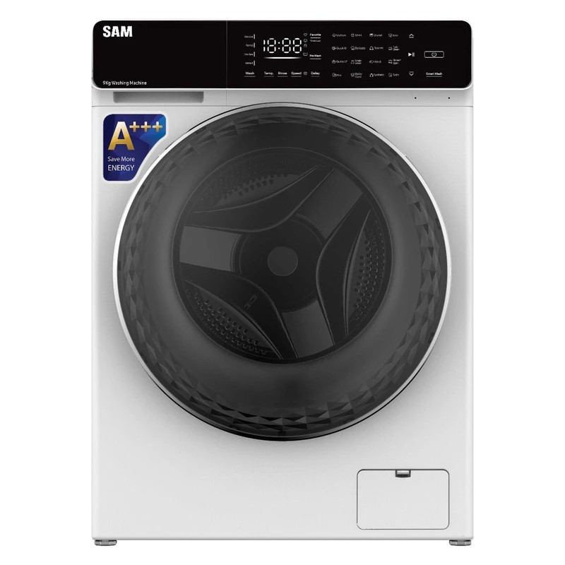 ماشین لباسشویی 9 کیلو گرمی سام مدل DD-P1485 سفید